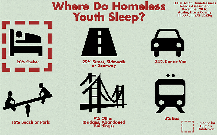 A snapshot summarizing information from 2016 across Austin and Travis County.