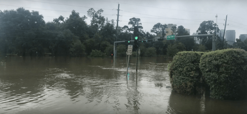 Hurricane Harvey aftermath across the city of Houston, Texas